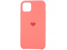 Чехол-накладка - Soft Touch Love для Apple iPhone 11 Pro (dark pink)