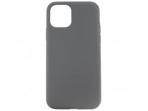 Чехол-накладка Silicone Case без логотипа для Apple iPhone 11 Pro (полная защита) графитовый