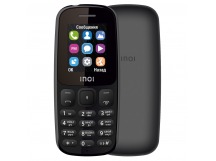 Мобильный телефон INOI 101 (ЗУ в комплекте, 2SIM, EDGE, BT, FM, micro SD, фонарик) Черный