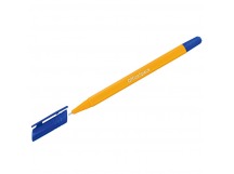 Ручка шариковая на масляной основе 0,7мм (24шт) СИНЯЯ "xTrio" трехгр желтый кор OfficeSpac 1/24шт