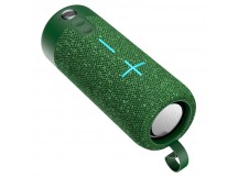 Портативная колонка Borofone BR19 (Bluetooth/USB/TF/AUX/2 ч/1200 mAh/5Вт) темно-зеленая