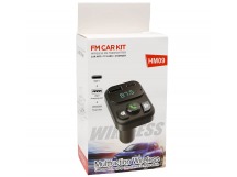 Автомобильный FM-трансмиттер - HM09 Bluetooth (черный) 