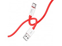 Кабель USB - Type-C Hoco X87 Magic 100см 3A  (red) (220491)