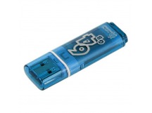 Флеш-накопитель USB 64Gb Smart Buy Glossy (blue)