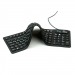Клавиатура Dialog KFX-03U Flex, USB, гибкая,черная в тубе + переходник PS/2#123619