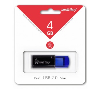 Флеш-накопитель USB 4GB Smart Buy Click синий#29151