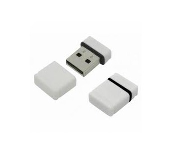 Флеш-накопитель USB 32GB Qumo Nano белый#2754