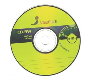 Диск CD-RW Smart Track 80/700Mb 4-12x SP/100/600  Design 2008#21769