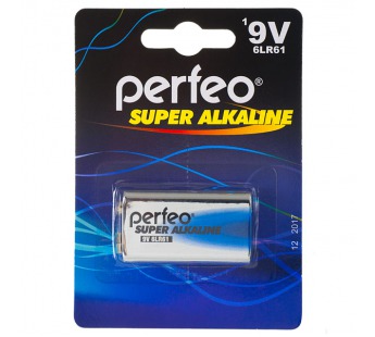 Батарейка 6LR61 PERFEO Super Alkaline (алкалин. крона) BL1 (20)#4971
