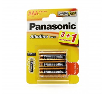 Батарейка LR03 PANASONIC BL 4/48#12473