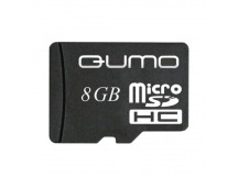 Карта памяти MicroSD 8 Gb Qumo без адаптера (class  4)