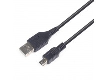 Кабель USB - Mini USB (черный) 1m