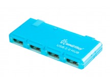 USB HUB Smart Buy SBHA-6110-B (4 порта) голубой