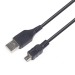 Кабель USB - Mini USB (черный) 1m#130507