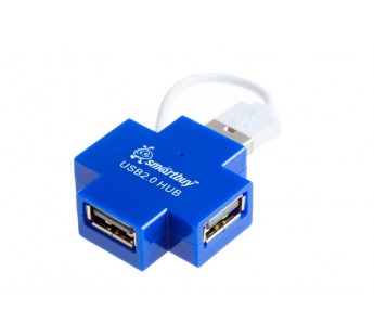 USB HUB Smart Buy SBHA-6900-B голубой#8941