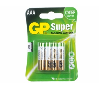 Батарейка LR03 GP BL 4/40/320#12478