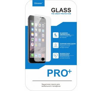Защитное стекло прозрачное Glossar для Apple iPhone 4#9305