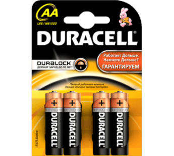 Элемент питания DURACELL Basic LR06 BL4#11944