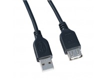 Кабель удлинительный PERFEO USB 2.0- AM/AF 1.0 m (U4502) 1/80