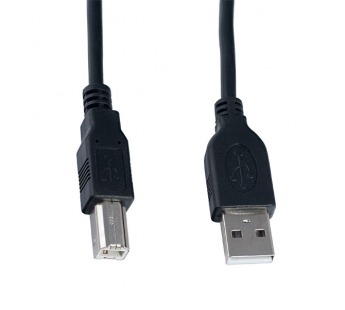 Кабель соединительный Perfeo USB 2.0- AM/BM 1.0m ( U4101) 1/80#20990