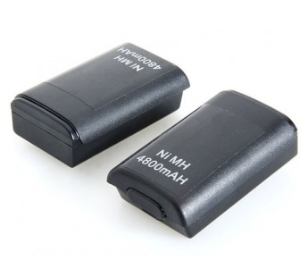 Набор 2 АКБ для джойстика XBOX 360 4800мА + зарядное устройство 5 in1 (черный)#25819