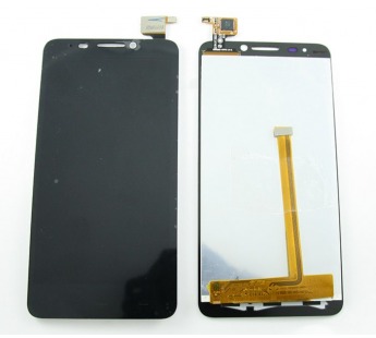 Дисплей для Alcatel OT-6030 в сборе с тачскрином Черный#22192