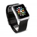 Ремешок - Apw25 для Apple Watch 42/44/45/49 mm металлический сетчатый браслет (black)#22915