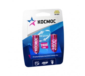 Аккумулятор КОСМОС 2800 R06 BL 2/24#4941