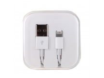 Кабель USB - Apple lightning Apple iPhone 5 (100 см) (white) пласт.упак.