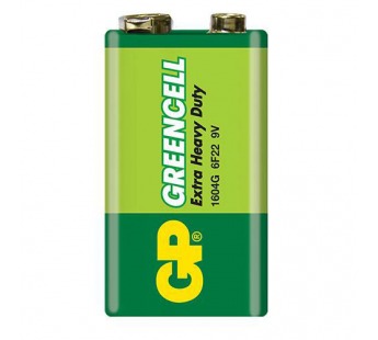 Элемент питания GP 6F22 S (крона) GREENCELL (10/500)#15217