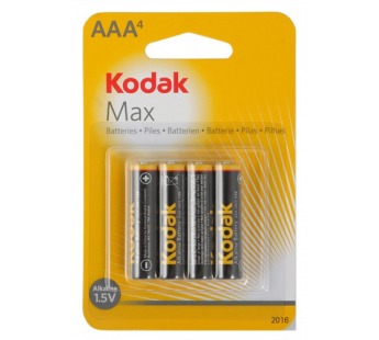Батарейка LR03 KODAK BL 4/40/200 MAX K3A-4#12477