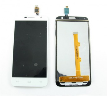 Дисплей Alcatel OT-6016X/OT-6016D (Idol 2 Mini) в сборе с тачскрином Белый#30859