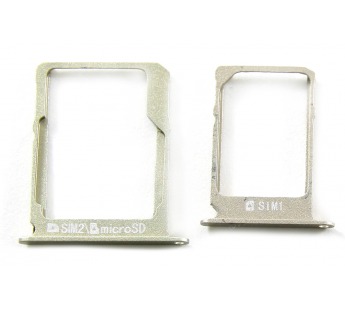 Контейнер SIM+MicroSD для Samsung A300F/A500F/A700FD (комплект 2 шт.) Золото#31161