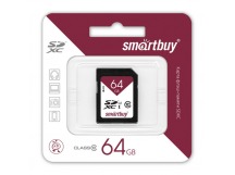Карта памяти SDXC 64GB Smart Buy Class 10 U3