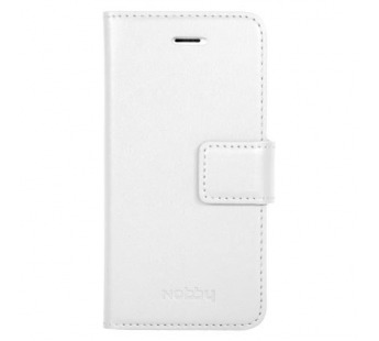 Чехол Book Nobby Comfort CB-002 для iPhone 5/5S PU белый#32995