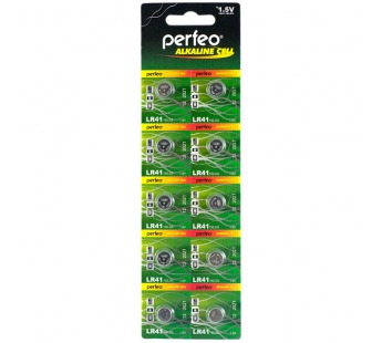 Батарейка PERFEO AG03 (392A) LR41 Alkaline Cell (10/200/3200)#34001