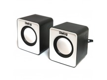 Колонки Dialog AC-02 UP Colibri 2.0 (BLACK-WHITE) USB 