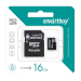 Карта памяти MicroSD 16 Gb Smart Buy +SD адаптер (class  4)#28100