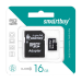Карта памяти MicroSD 16 Gb Smart Buy +SD адаптер (class 10)#28099