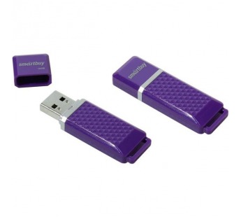 Флеш-накопитель USB 8Gb Smart Buy Quartz series (фиолетовый)#38503