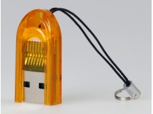 Картридер Smartbuy MicroSD, оранжевый (SBR-710-O) (1/20)
