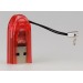 Картридер Smartbuy 710, USB 2.0 - MicroSD, красный (SBR-710-R)#38699