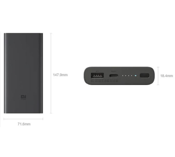 Внешний аккумулятор с беспроводной зарядкой Xiaomi Mi Wireless Power Bank 10000mAh 10W (черный)#1757471