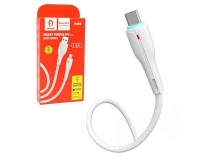 Кабель USB - Micro DENMEN D16V 3.6A (белый) 1м