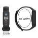 Силиконовый ремешок для Xiaomi Mi Band 7, 6, 5 однотонный (белый)#1737286