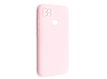 Чехол на Xiaomi Redmi 9C / Redmi 10A Silicone Case c защитой камеры (розовый)