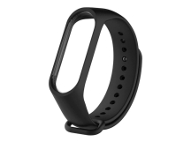                     Силиконовый ремешок для Xiaomi Mi Band 3/4 черный* 