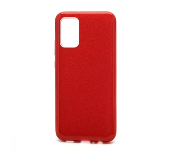                                     Чехол силикон-пластик Samsung A02S/M02S Fashion с блестками красный#1748556