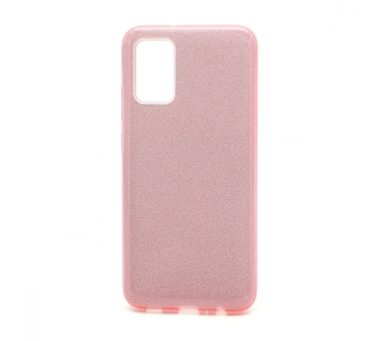                                     Чехол силикон-пластик Samsung A02S/M02S Fashion с блестками розовый#1748575