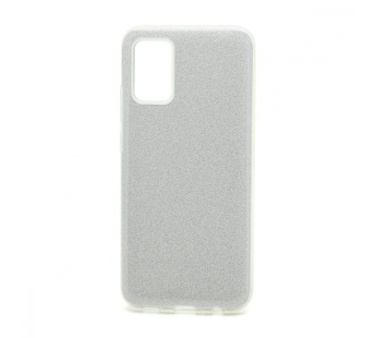                                     Чехол силикон-пластик Samsung A02S/M02S Fashion с блестками серебристый#1748576